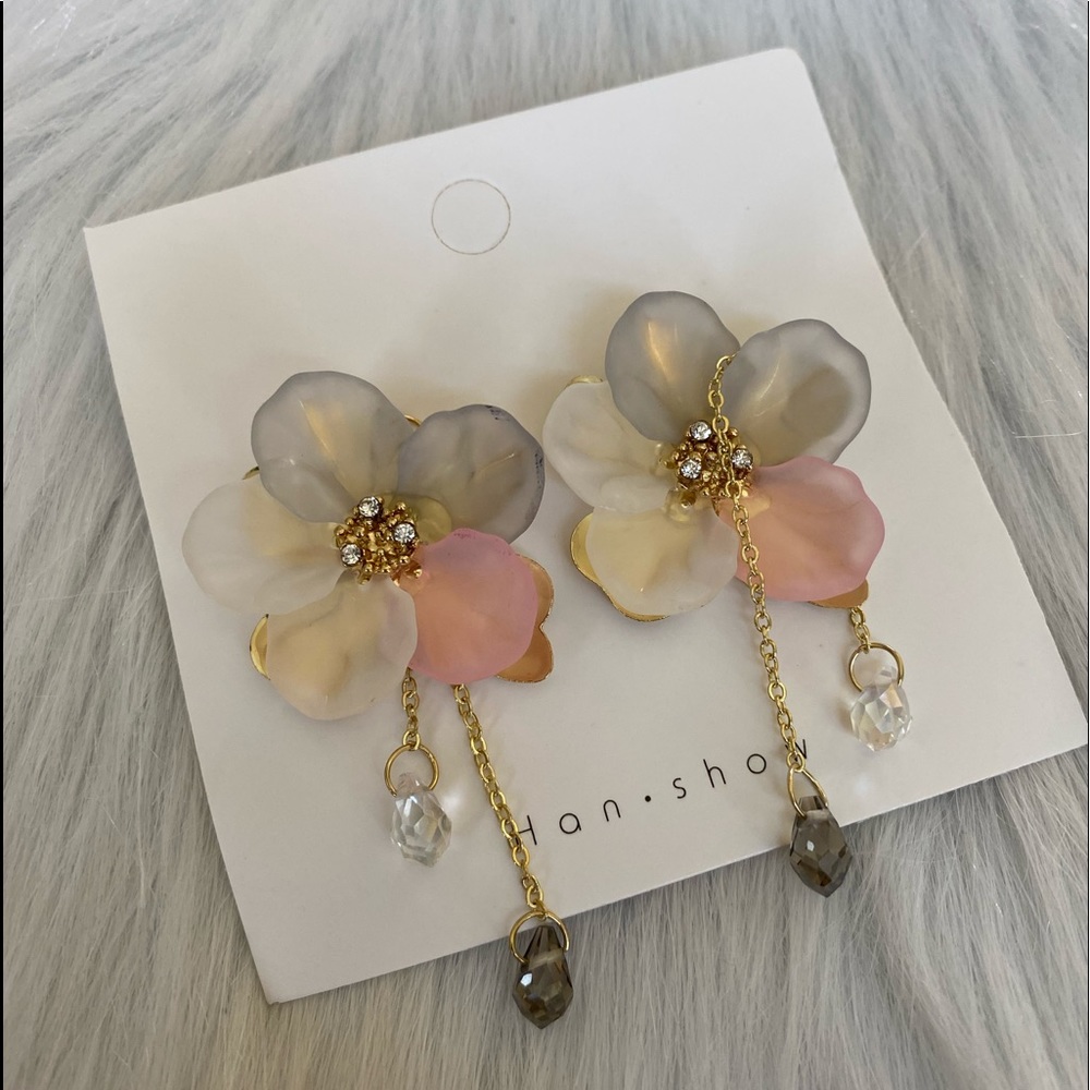 Flower Earrings - Picture 2 of 4